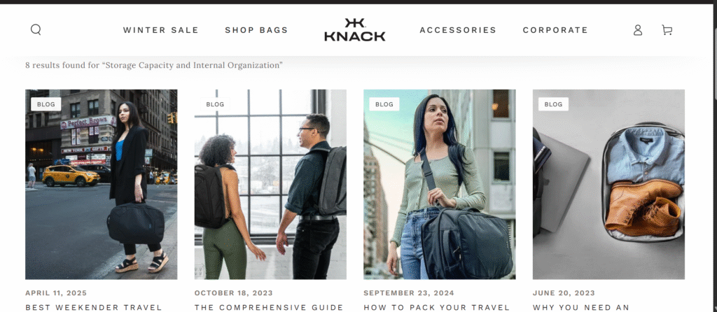 Storage Capacity and Internal Organization